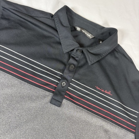 Travis Mathew Mens XL Short Sleeve Golf Casual Polo Shirt Cascata Golf Course NV - Picture 1 of 8